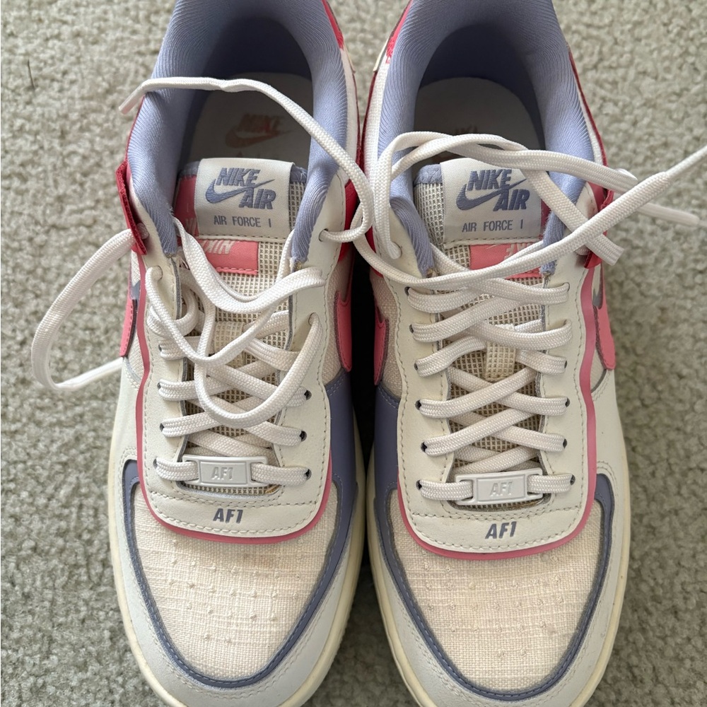 Nike Women's Sneakers - Pink, White, and Purple - Picture 2 of 8